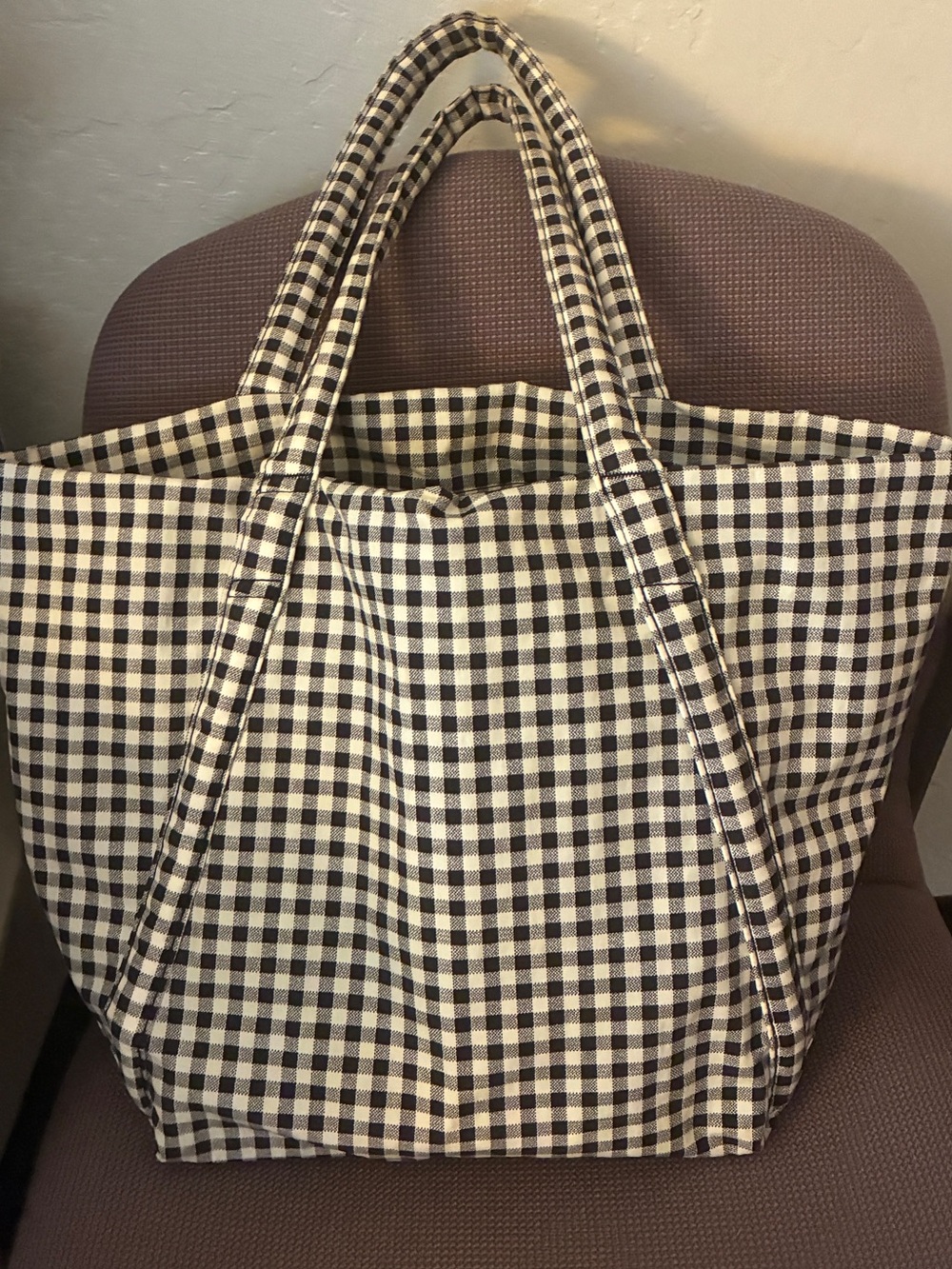Baggu Cloud Gingham Tote Bag